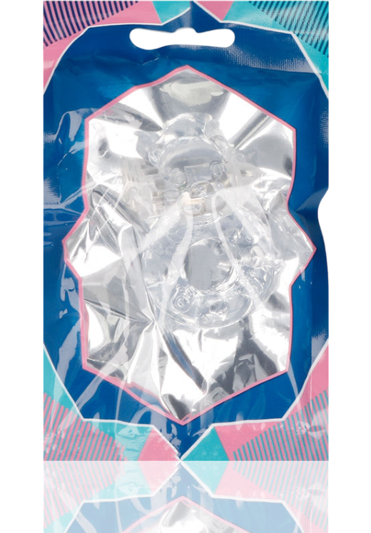 Δαχτυλίδι Πέους Με Δόνηση Casual Love Ring Bear Clear