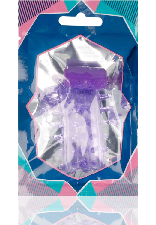 Κάλυμμα Πέους Με Δόνηση Casual Love Ring Vibrating Sleeve Purple