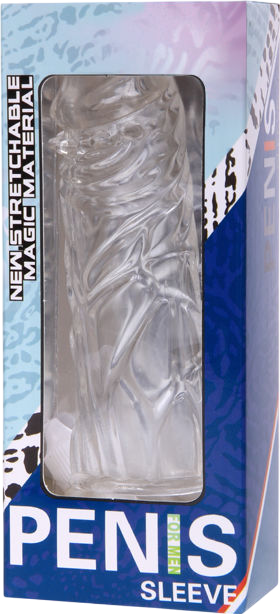 Κάλυμμα Πέους Casual Love Sleeve Purple Realistic 14 εκ.