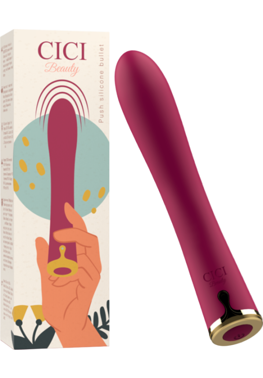 Κλασσικός δονητής από σιλικόνη, μήκους 25 εκ. και μέγιστης διαμέτρου 3,5 εκ.