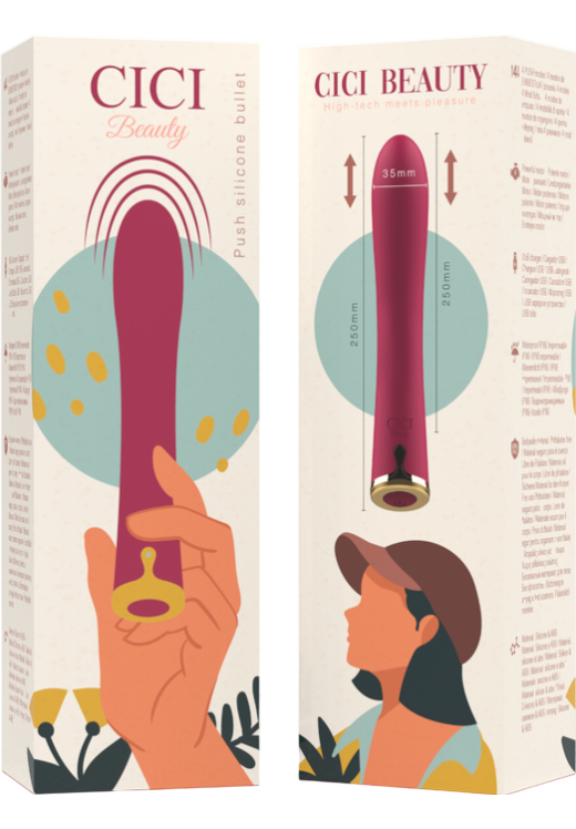 Κλασσικός δονητής από σιλικόνη, μήκους 25 εκ. και μέγιστης διαμέτρου 3,5 εκ.