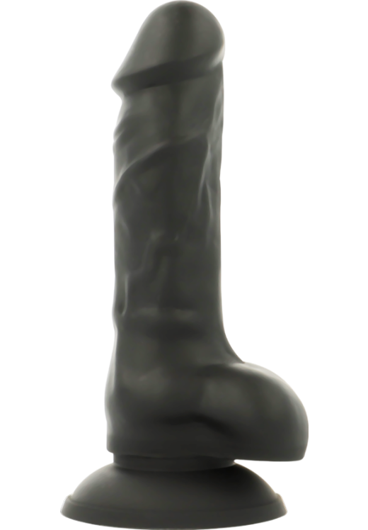 Ομοίωμα πέους από σιλικόνη σε μαύρο χρώμα, μήκους 13 εκ. και μέγιστης διαμέτρου 3 εκ.