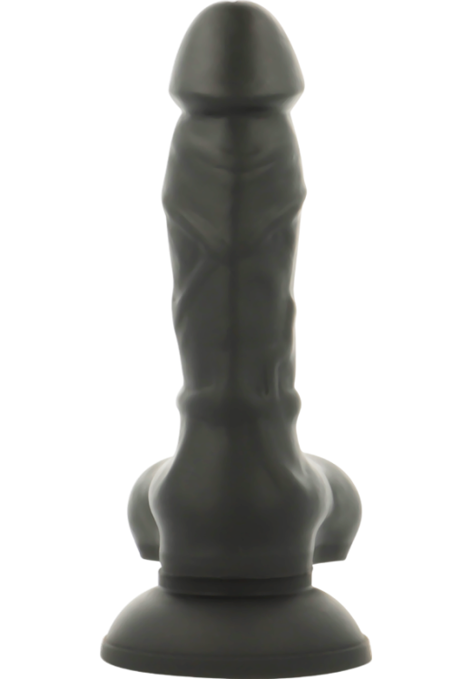 Ομοίωμα πέους από σιλικόνη σε μαύρο χρώμα, μήκους 13 εκ. και μέγιστης διαμέτρου 3 εκ.