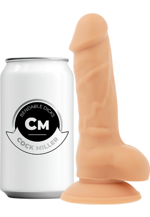 Ομοίωμα πέους από σιλικόνη σε φυσικό χρώμα, μήκους 13 εκ. και μέγιστης διαμέτρου 3 εκ.