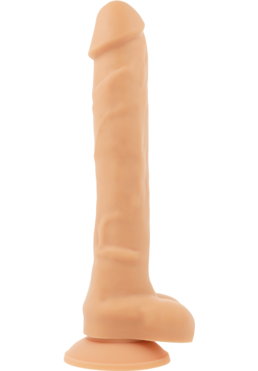 Xl ομοίωμα πέους από σιλικόνη σε φυσικό χρώμα, μήκους 24 εκ. και μέγιστης διαμέτρου 4,1 εκ.