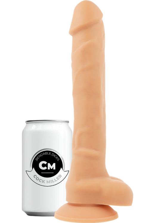 Xl ομοίωμα πέους από σιλικόνη σε φυσικό χρώμα, μήκους 24 εκ. και μέγιστης διαμέτρου 4,1 εκ.