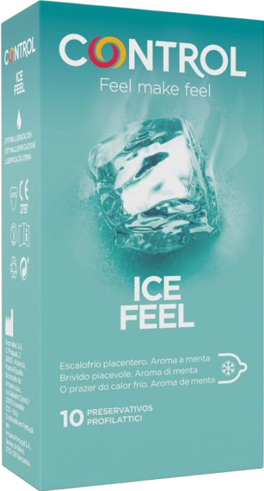 Προφυλακτικά με άρωμα με άρωμα μέντα σε διάφανο χρώμα, συσκευασίας 10 τ.μ.χ