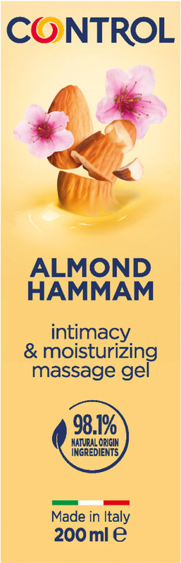 Gel μσσάζ με άρωμα αμύγδαλο σε συσκευασία 200  ml