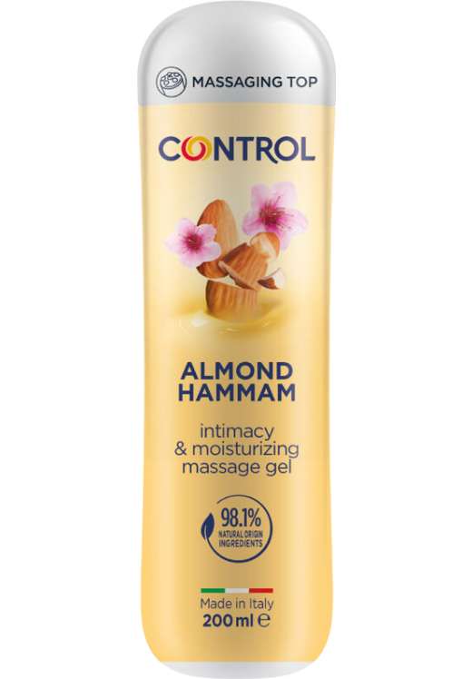 Gel μσσάζ με άρωμα αμύγδαλο σε συσκευασία 200  ml