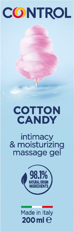 Gel μσσάζ με άρωμα cotton candy σε συσκευασία 200  ml