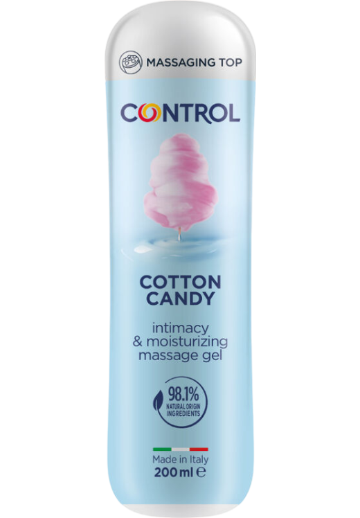 Gel μσσάζ με άρωμα cotton candy σε συσκευασία 200  ml
