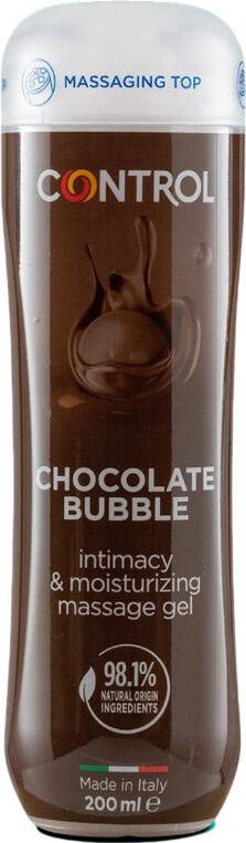 Gel μσσάζ με γεύση σοκολάτα σε συσκευασία 200  ml