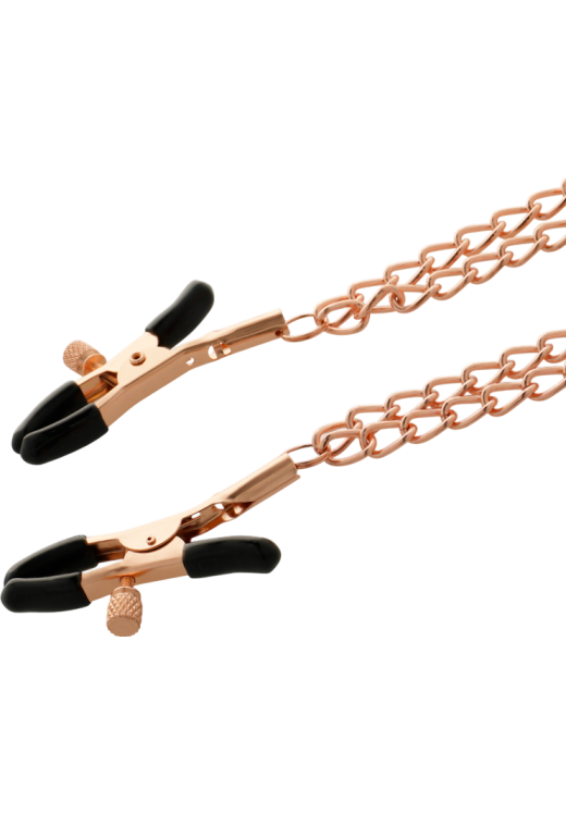 Μεταλλικοί σφιγκτήρες θηλών σε χρυσαφί χρώμα