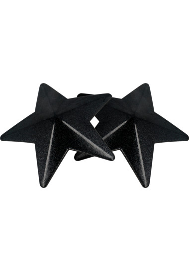 Coquette Chic Desire Nipple Covers Stars Μεταλλικά καλύμματα θηλών σε μαύρο χρώμα
