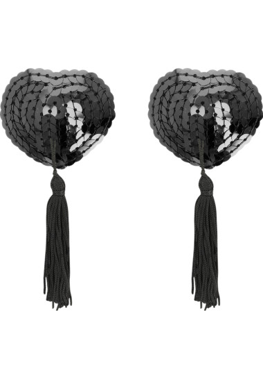 Coquette Chic Desire Nipple Covers Καλύμματα θηλών από στρας σε μαύρο χρώμα