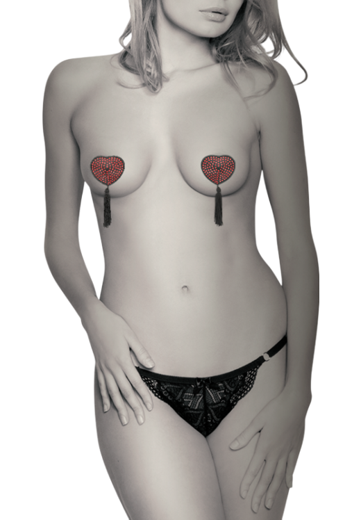 Καλύμματα θηλών από pvc σε κόκκινο χρώμα