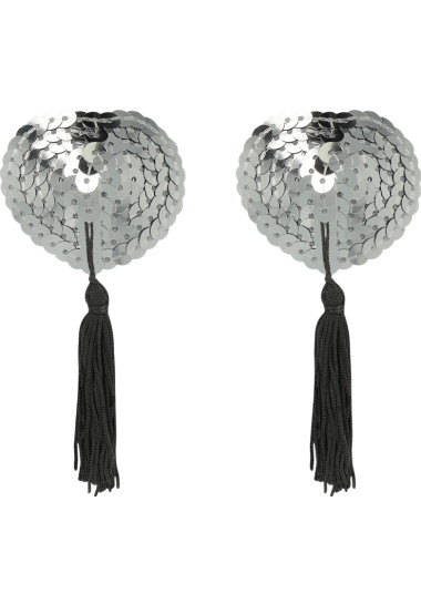 Coquette Chic Desire Nipple Covers Καλύμματα θηλών από στρας σε ασημί χρώμα