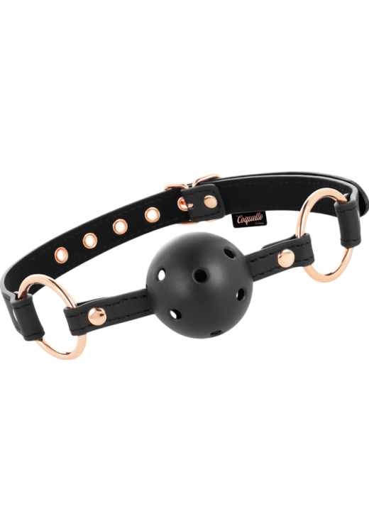 Φίμωτρο από δερματίνη σε μαύρο χρώμα