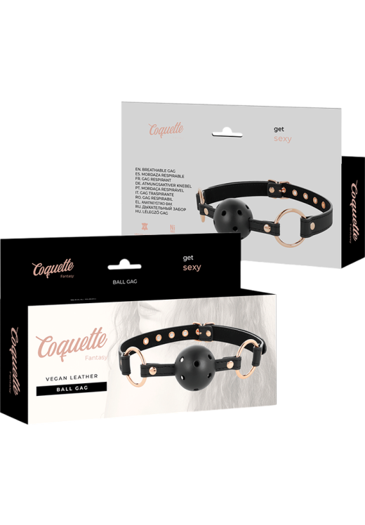 Φίμωτρο από δερματίνη σε μαύρο χρώμα