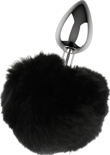 Μεταλλική σφήνα με ουρά σε μαύρο χρώμα, μήκους 4,1 εκ. και μέγιστης διαμέτρου 2,8 εκ.