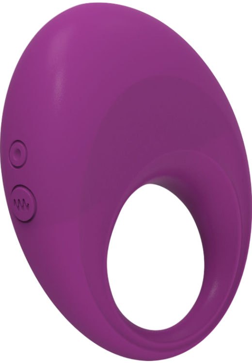 Δονούμενο δαχτυλίδι από σιλικόνη σε μοβ χρώμα