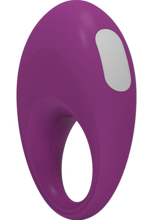 Δονούμενο δαχτυλίδι από σιλικόνη σε μοβ χρώμα