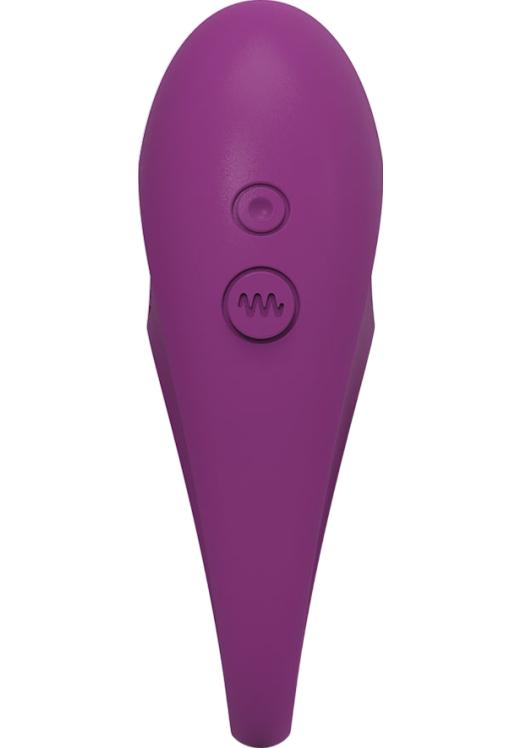 Δονούμενο δαχτυλίδι από σιλικόνη σε μοβ χρώμα