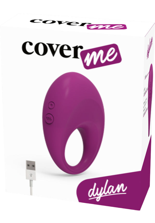 Δονούμενο δαχτυλίδι από σιλικόνη σε μοβ χρώμα