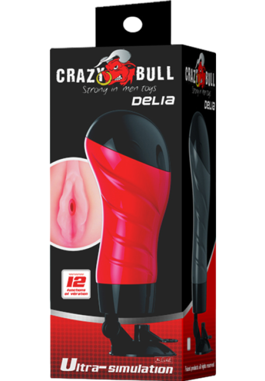 Αυνανιστήρι κόλπου από tpe σε μαύρο - κόκκινο χρώμα, μήκους 28 εκ. και μέγιστης διαμέτρου 9.3 εκ.