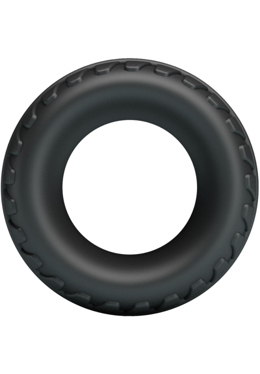 Δαχτυλίδι πέους από σιλικόνη σε μαύρο χρώμα, μήκους 5 εκ. και μέγιστης διαμέτρου 2,7 εκ. (πολύ ελαστικό)