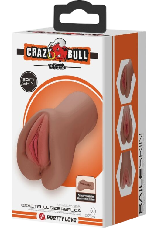 Αυνανιστήρι κόλπου από tpr σε φυσικό χρώμα, μήκους 16,5 εκ. και μέγιστης διαμέτρου 9,5 εκ.