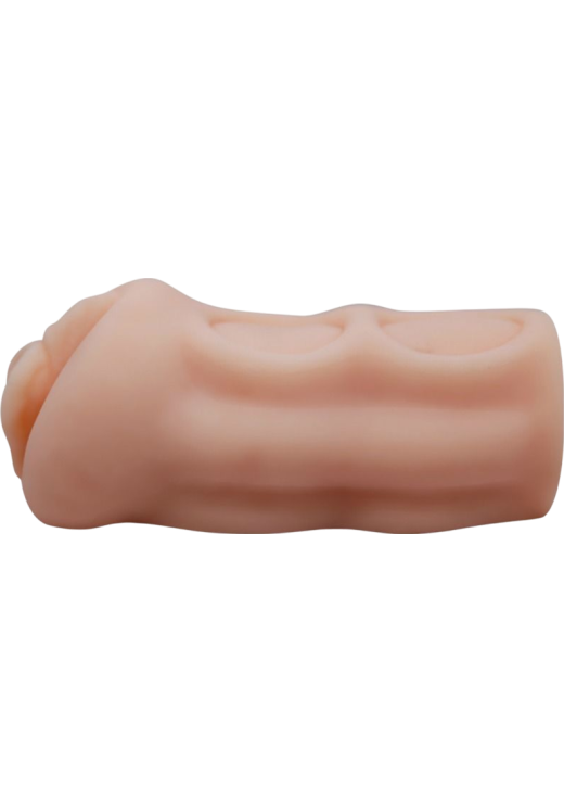 Αυνανιστήρι κόλπου από tpe σε φυσικό χρώμα, μήκους 13 εκ. και μέγιστης διαμέτρου 6 εκ.