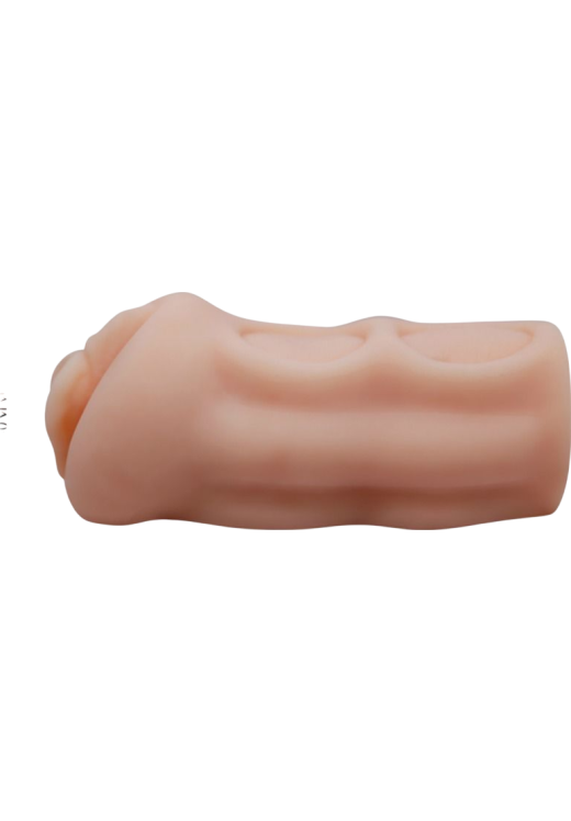 Αυνανιστήρι κόλπου από tpe σε φυσικό χρώμα, μήκους 13 εκ. και μέγιστης διαμέτρου 6 εκ.