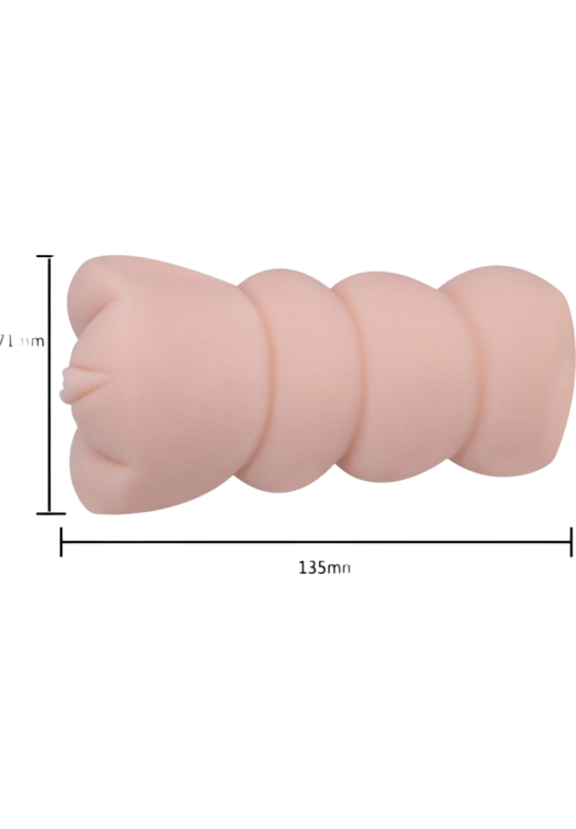 Αυνανιστήρι από tpe σε φυσικό χρώμα, μήκους 13,5 εκ.