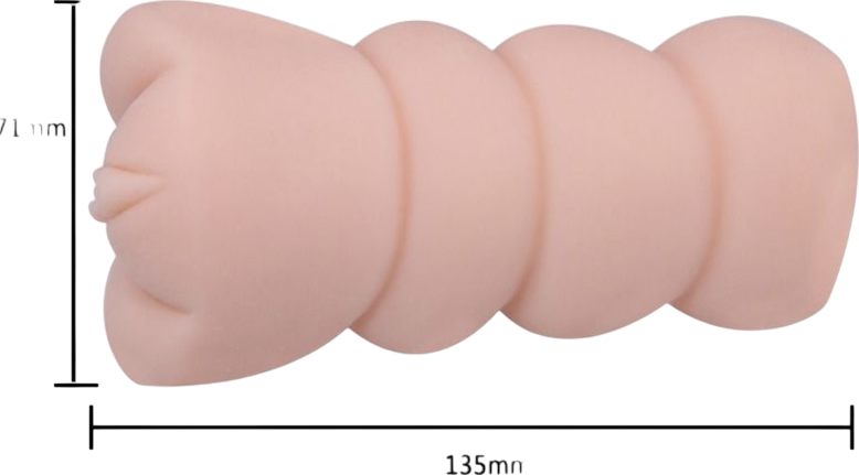 Αυνανιστήρι από tpe σε φυσικό χρώμα, μήκους 13,5 εκ.