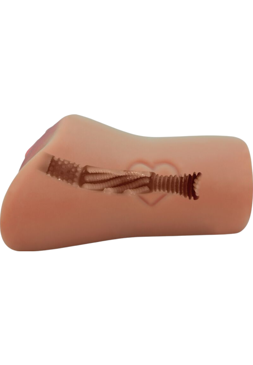 Αυνανιστήρι κόλπου από tpr σε φυσικό χρώμα, μήκους 14,5 εκ. και μέγιστης διαμέτρου 8,3 εκ