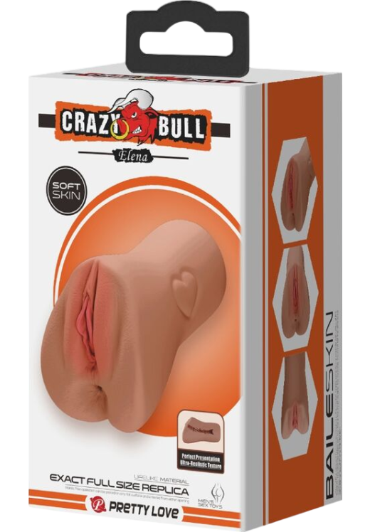 Αυνανιστήρι κόλπου από tpr σε φυσικό χρώμα, μήκους 14,5 εκ. και μέγιστης διαμέτρου 8,3 εκ