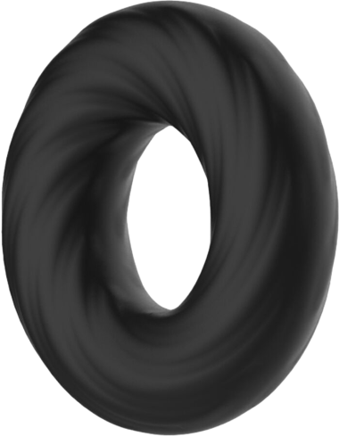 Δαχτυλίδι πέους από σιλικόνη σε μαύρο χρώμα, μήκους 5 εκ. και μέγιστης διαμέτρου 1.9 εκ. (πολύ ελαστικό)