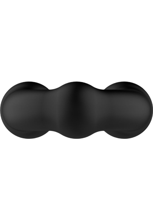 Δαχτυλίδι πέους από σιλικόνη σε μαύρο χρώμα, μήκους 5,4 εκ. και μέγιστης διαμέτρου 1,8 εκ.