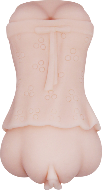 Αυνανιστήρι κόλπου από tpe σε φυσικό χρώμα, μήκους 14.5 εκ. και μέγιστης διαμέτρου 8 εκ.