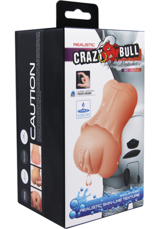 Αυνανιστήρι κόλπου από tpe σε φυσικό χρώμα, μήκους 14.5 εκ. και μέγιστης διαμέτρου 8 εκ.