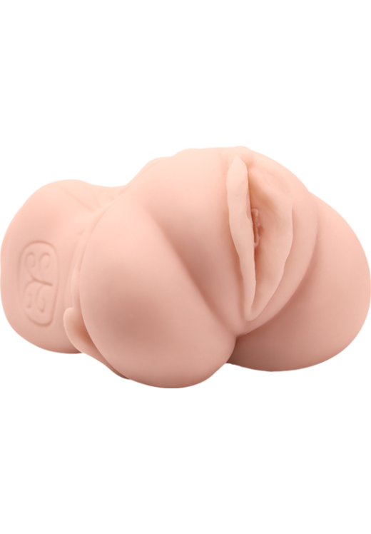 Αυνανιστήρι κόλπου από tpe σε φυσικό χρώμα, μήκους 14 εκ. και μέγιστης διαμέτρου 8.5 εκ.