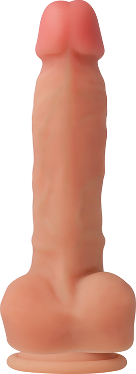 Ομοίωμα πέους από σιλικόνη σε φυσικό χρώμα, μήκους 15,5 εκ. και μέγιστης διαμέτρου 2,9 εκ.