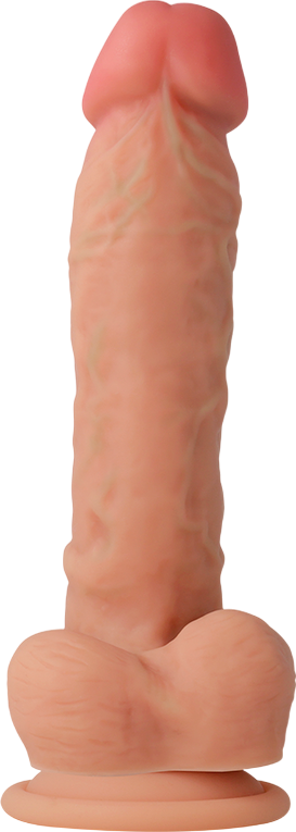 Ομοίωμα πέους από σιλικόνη σε φυσικό χρώμα, μήκους 20,5 εκ. και μέγιστης διαμέτρου 4,1 εκ.