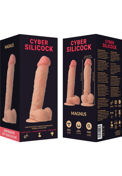 Ομοίωμα πέους από σιλικόνη σε φυσικό χρώμα, μήκους 20,5 εκ. και μέγιστης διαμέτρου 4,1 εκ.