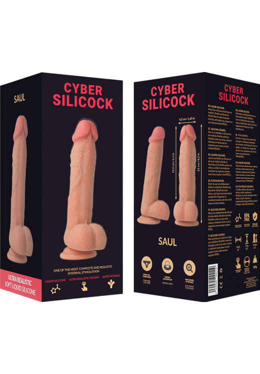 Ομοίωμα πέους από σιλικόνη σε φυσικό χρώμα, μήκους 21 εκ. και μέγιστης διαμέτρου 4,2 εκ.