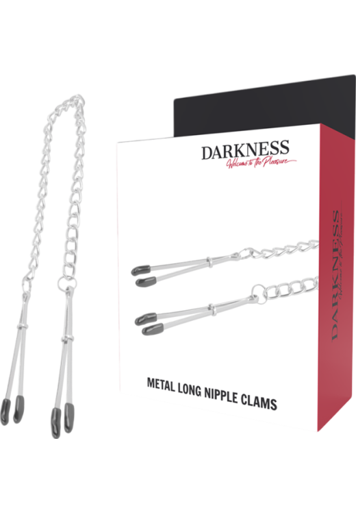 Μεταλλικοί σφιγκτήρες θηλών σε ασημί χρώμα