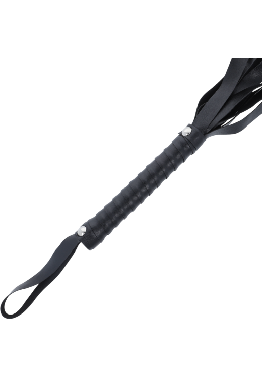 Μαστίγιο σε μαύρο χρώμα, μήκους 51 εκ.
