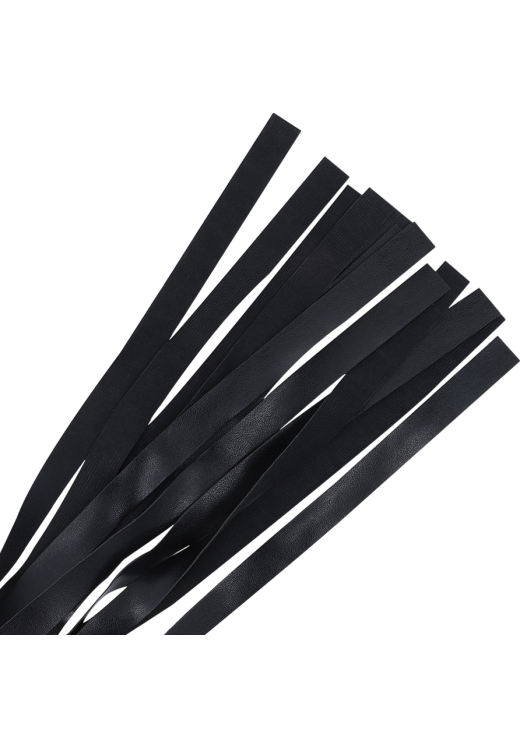 Μαστίγιο σε μαύρο χρώμα, μήκους 51 εκ.