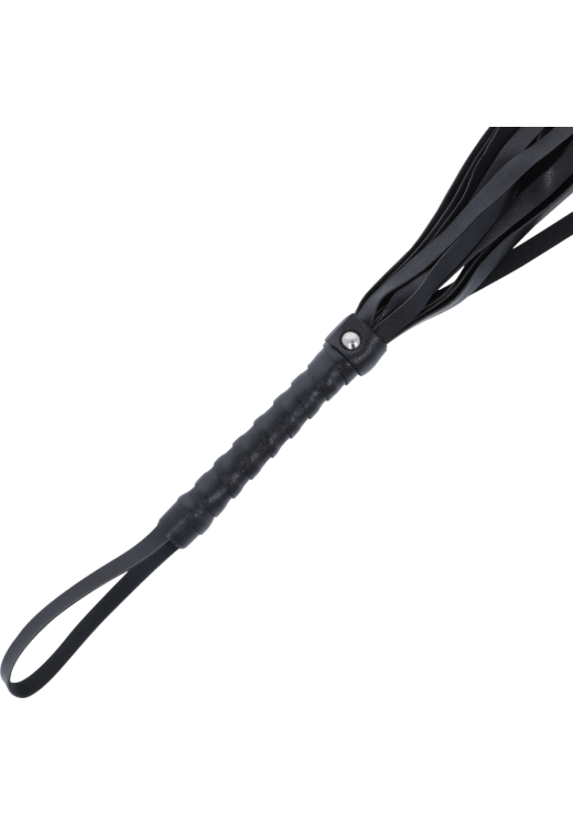 Μαστίγιο σε μαύρο χρώμα, μήκους 45 εκ.